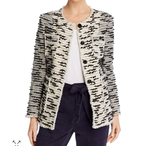 Relisted Rebecca Taylor NWOT Tweed Patched Jacket - Picture 1 of 10